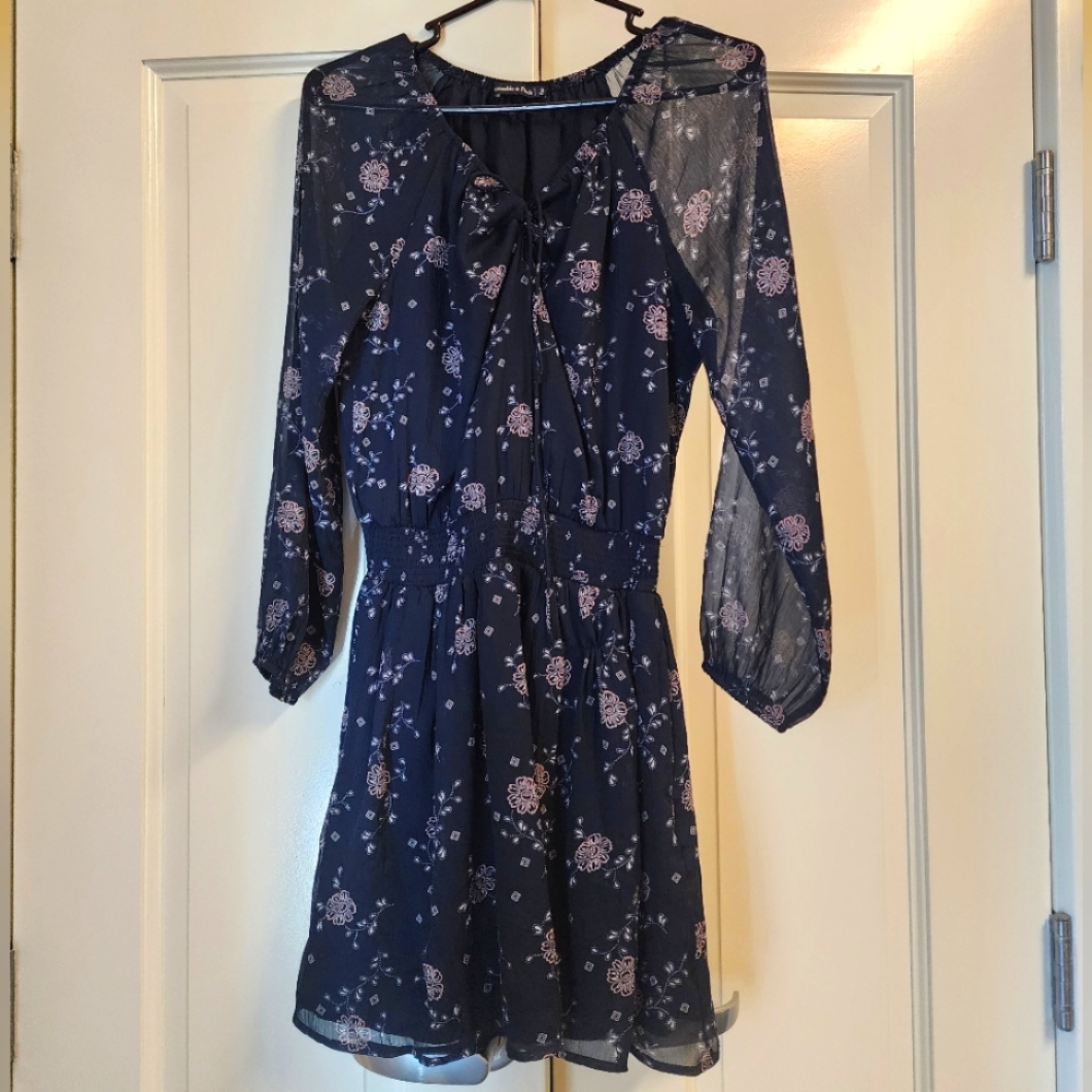 Abercrombie & Fitch Small Navy Floral Dress